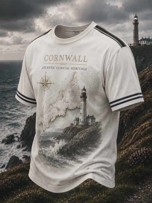 Men's Cornish style Printed T-shirt