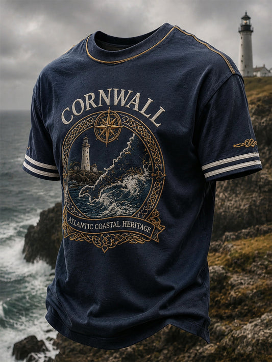 Men's Cornish style Printed T-shirt