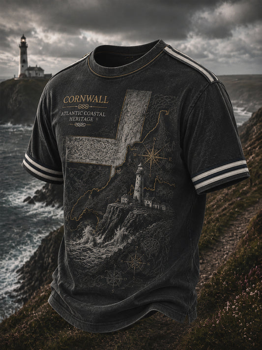 Men's Cornish style Printed T-shirt
