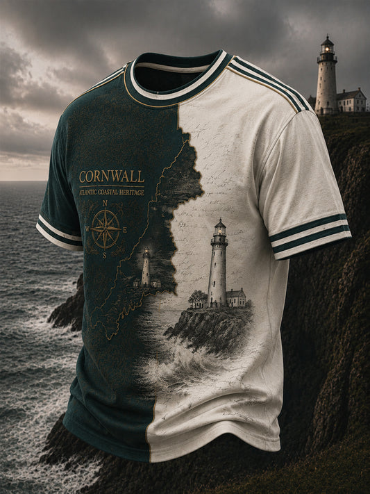 Men's Cornish style Printed T-shirt