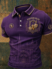 Men's Edinburgh Art Lover Printed Short Sleeve Top
