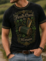 Men's Fleadh Cheoil na hÉireann Print Short Sleeves T-shirt