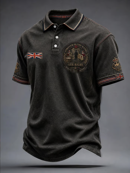 Men's British veteran polo shirt