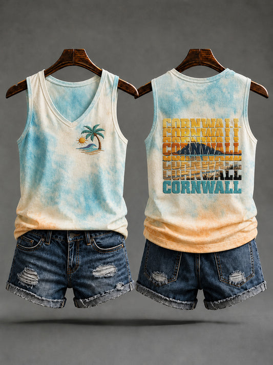 Women's Cornwall Print Vest Top