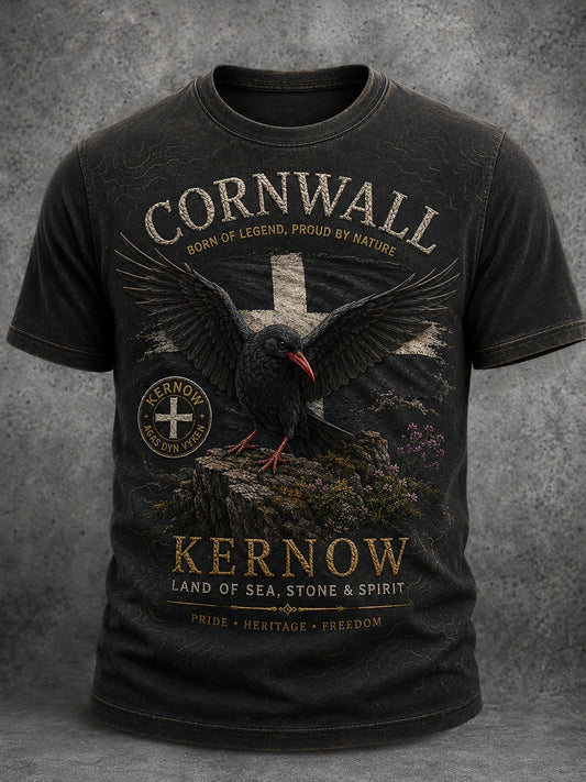 Men's Cornwall Print Casual T-shirt