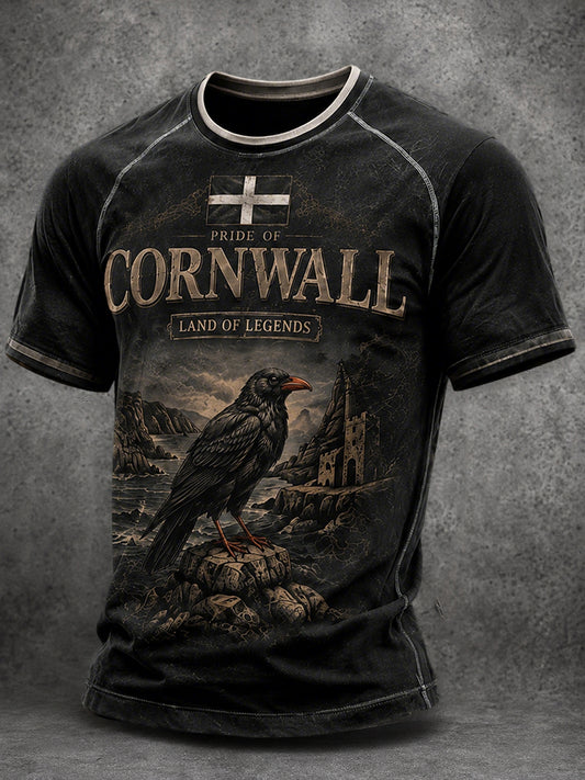 Men's Cornwall Print Casual T-shirt
