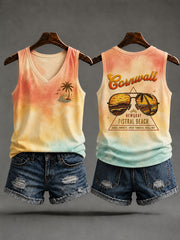 Women's Cornwall Print Vest Top
