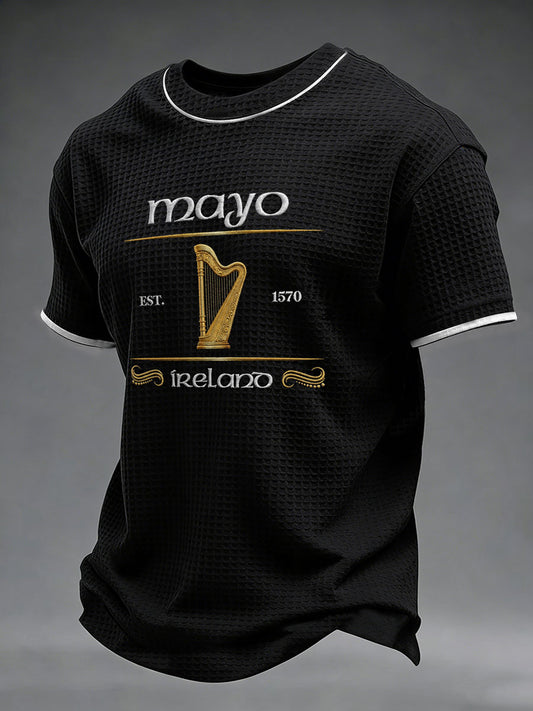 Men's Mayo Waffle Short Sleeve