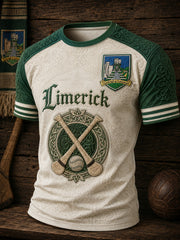 Men's Limerick Hurling Printed T-shirt