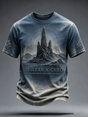 Men's Retro Isle of Skye Art Printed T-Shirt