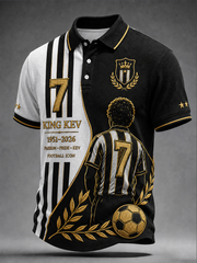 Men's Rip King Kev 7 England Football Lover Printed polo shirt