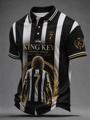 Men's Rip King Kev 7 England Football Lover Printed polo shirt
