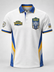 Men's UK rugby lover rhino Printed polo shirt