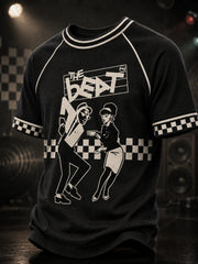 Men's Ska Revival Style Printed T-shirt