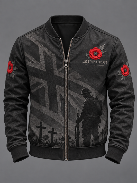 Men's Remembrance Day Zip-Up Jacket