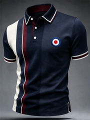 Men's Mods Culture UK Music Lover Business Style Printed polo shirt